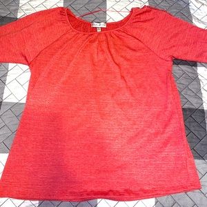 neiman marcus coral blouse
